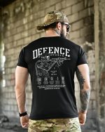 Тактична футболка BORN OF WAR Defense Чорна - Зображення 5