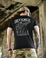 Тактична футболка BORN OF WAR Defense Чорна - Зображення 6