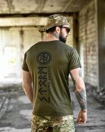Тактична футболка BORN OF WAR Viking Оливкова - Зображення 8