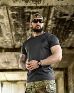Тактична футболка BORN OF WAR Viking Сіра - Зображення 3