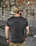 Тактична футболка BORN OF WAR Viking Сіра - Зображення 5