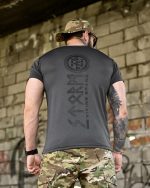 Тактична футболка BORN OF WAR Viking Сіра - Зображення 6