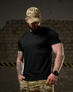 Тактична футболка Selion «Warning» Coolmax Black - Зображення 2