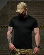 Тактична футболка Selion «Warning» Coolmax Black - Зображення 3