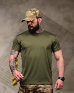 Тактична футболка Coolmax "Тіп" Олива - Зображення 3