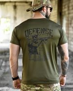 Тактична футболка BORN OF WAR Defense Оливкова