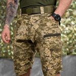 Тактичні шорти Premium Rip-Stop піксель