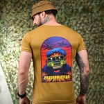 Тактична потоотвідна футболка Не для слабких coyot ПП7710