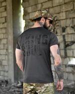 Тактична футболка BORN OF WAR Viking soul Сіра