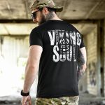 Тактична футболка BORN OF WAR Viking soul Чорна
