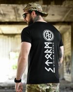 Тактична футболка BORN OF WAR Viking Чорна