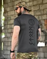 Тактична футболка BORN OF WAR Viking Сіра