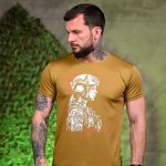 Тактична потоотводна футболка Girl coyot ПП7700