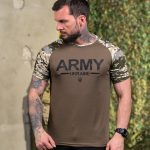 Тактична футболка Coolmax з принтом "ARMY" піксель