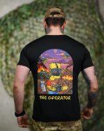 Тактична футболка Coolmax "The operator" чорна