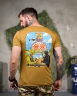 Тактична вологовідвідна футболка «Донецька область» койот