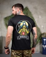 Тактична вологовідвідна футболка Medic Black