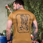 Тактична відводна футболка Girl coyot ПП7622