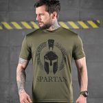 Тактична потовідвідна футболка Oblivion SPARTAN олива ДЛ6583