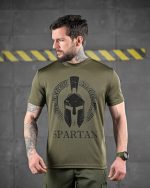 Тактична потовідвідна футболка Oblivion SPARTAN олива ДЛ6583