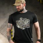 Тактична футболка Born of War «Посадка» Coolmax Black