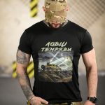 Тактична футболка Born of War «Ловці темряви» Coolmax Black