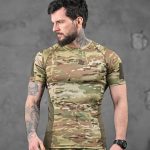 Тактична потовідвідна футболка AXEL мультікам ВТ6731