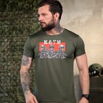 Тактична вологовідвідна футболка «КАТИ» оливкова