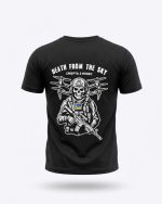 Тактична футболка Coolmax "Death from sky" чорна
