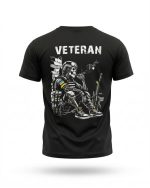 Тактична футболка Coolmax "Veteran" чорна