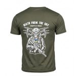 Тактична футболка Coolmax "Death from the sky" олива