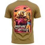 Тактична футболка Coolmax "Prepare for battle" койот