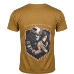Тактична футболка Selion «Всесвіт» Coolmax Coyot