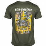 Тактична футболка Selion "Unlocked" оливковий