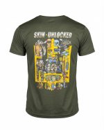 Тактична футболка Selion "Unlocked" оливковий