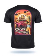 Тактична футболка Coolmax "Prepare for battle" чорна