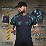 Тактична компресійна футболка (Compression Fit) синя