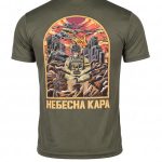 Тактична футболка Coolmax "Prepare for battle" оливкова