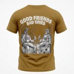 Тактична футболка Coolmax "Friends" койот