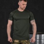 Тактична футболка потовідвідна oliva dexter ВТ6706
