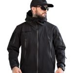 Демісезонна тактична куртка Softshell Black