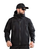 Демісезонна тактична куртка Softshell Black