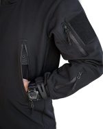 Демісезонна тактична куртка Softshell Black - Зображення 5