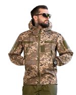 Демісезонна тактична куртка Softshell Pixel