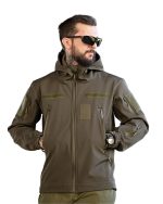 Демісезонна тактична куртка Softshell Olive