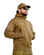 Демісезонна тактична куртка Softshell Coyote - Зображення 2