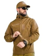 Демісезонна тактична куртка Softshell Coyote