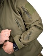 Демісезонна тактична куртка Lincoln Softshell Olive - Зображення 7