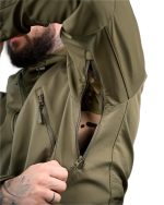 Демісезонна тактична куртка Lincoln Softshell Olive - Зображення 3