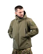 Демісезонна тактична куртка Lincoln Softshell Olive - Зображення 2